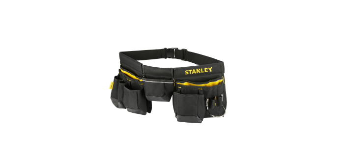 Amazon: Ceinture porte-outils renforcée Stanley 1-96-178 à 10,19€ (au lieu de 16,87€)