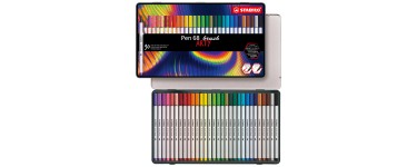 Amazon: Boîte de 30 feutres Stabilo Pen 68 Brush Arty à 28,76€ (au lieu de 42,93€)