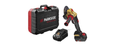 LIDL: PARKSIDE PERFORMANCE Meuleuse d'angle sans fil 20V - 4Ah, Brushless, 125mm à 59,99€
