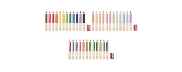 LIDL: CRELANDO Set de crayons de couleur 3 en 1, 12 pièces à 2,99€ (au lieu de 4,99€)