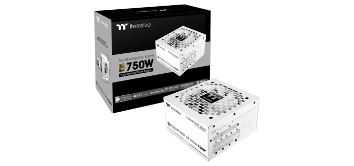 Amazon: Alimentation PC Thermaltake Toughpower GT 750W - ATX3.1, PCIe 5.1, 80+ Gold à 66,40€