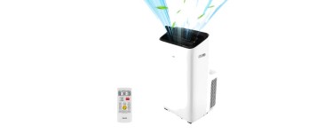 JoyBuy: Climatiseur mobile AUX 12000 BTU - Wi-Fi, 4 modes, R290, classe A à 309,90€ (au lieu de 399,90€)