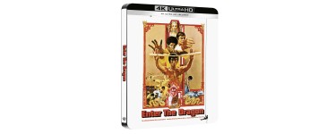 Amazon: Blu-ray 4K Ultra HD + Blu-ray - Opération Dragon (édition SteelBook limitée) à 23,88€
