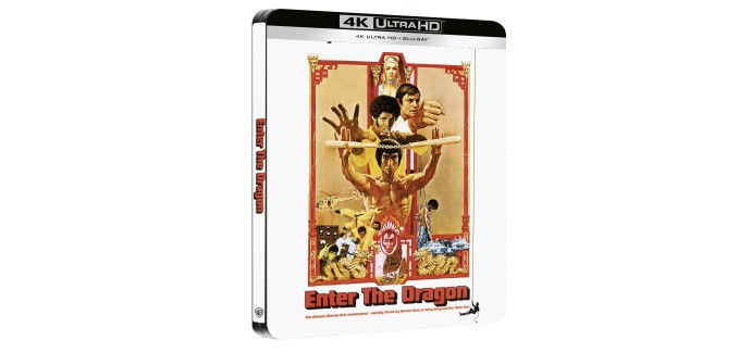 Amazon: Blu-ray 4K Ultra HD + Blu-ray - Opération Dragon (édition SteelBook limitée) à 23,88€