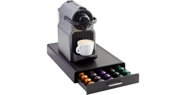 Amazon: Tiroir de rangement pour capsules Nespresso - 50 capsules, 23 x 38 x 5 cm à 14,68€