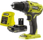 Amazon: Perceuse visseuse à percussion Ryobi 18V - 2 vitesses, 50 Nm, batterie 2Ah à 83,99€
