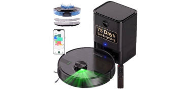 JoyBuy: Monsga MS1 Max Aspirateur robot laveur 2-en-1 - 9000 Pa, station vidage auto 4L, LiDAR à 146,99€
