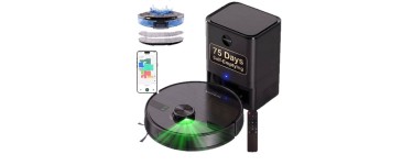 JoyBuy: Monsga MS1 Max Aspirateur robot laveur 2-en-1 - 9000 Pa, station vidage auto 4L, LiDAR à 146,99€
