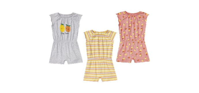 LIDL: LUPILU Combinaison bébé - Coton bio, boutons-pression à 3,99€ (au lieu de 5,99€)