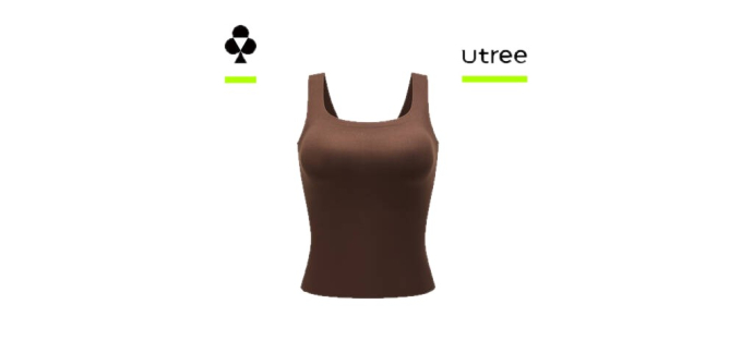 JoyBuy: Débardeur de soutien femme Utree - sans fil, antibactérien, marron XXL à 14,98€ (au lieu de 24,99€)