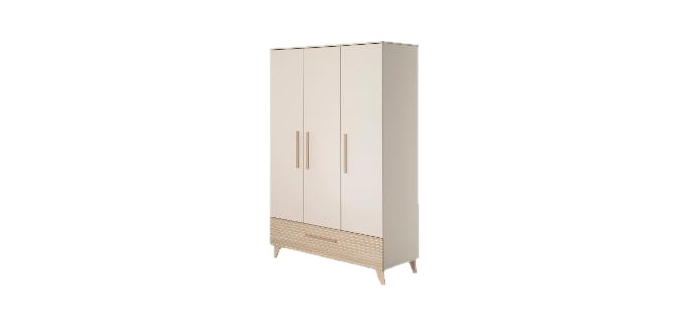 LIDL: ROBA Armoire Sidney 3 portes - Soft-Close, 1 tiroir à 459€ (au lieu de 699€)