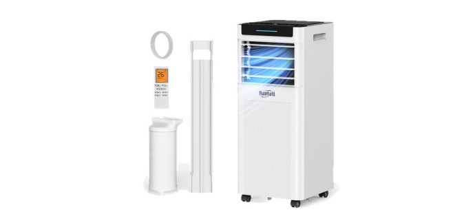 JoyBuy: Humhold climatiseur portable 7000 BTU - 3 en 1, 2,0 kW, R290 à 229,90€ (au lieu de 359,90€)