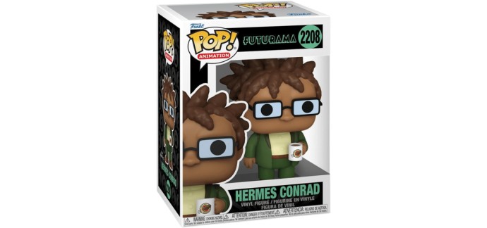 Amazon: Funko Pop Futurama Hermes à 12,99€ (au lieu de 16,00€)
