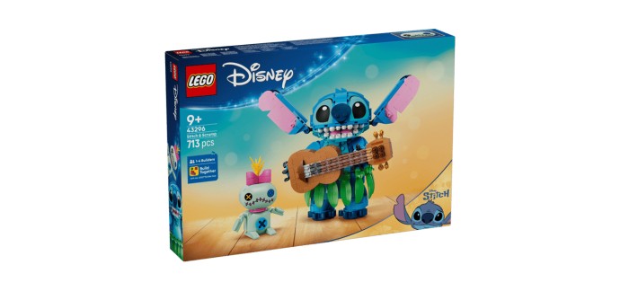 Amazon: LEGO 43296 Stitch et Scrump à 49,99€ (au lieu de 69,99€)