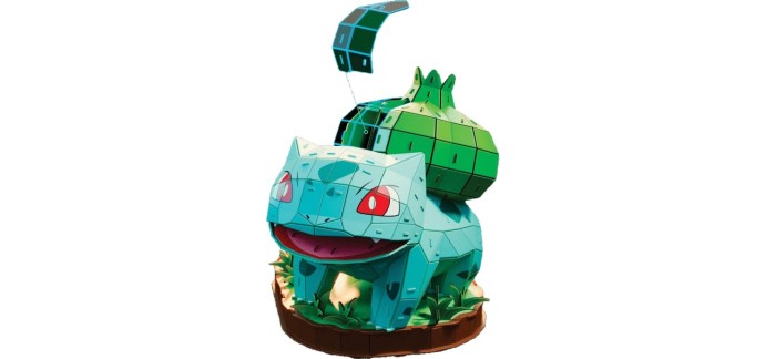 Amazon: Figurine 4D Build Pokémon Bulbizarre à 13,39€ (au lieu de 29,99€)