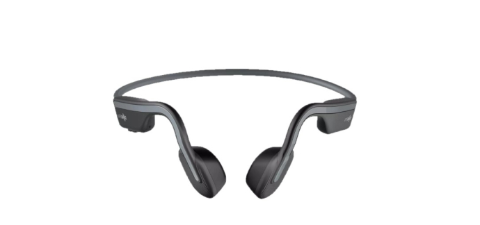 Boulanger: Casque Shokz OpenMove Gris - Conduction osseuse, IP55, 29g à 64,99€ (au lieu de 89,99€)
