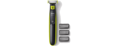 Cdiscount: Philips OneBlade Face QP2724/10 - Tondeuse barbe & cheveux, 3 attaches (1/3/5 mm) à 29,99€