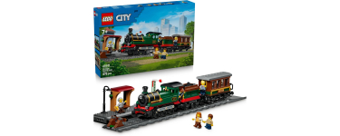 Amazon: LEGO® City Le Train à Vapeur Rétro (60511) à 63,99€ (au lieu de 74,55€)