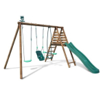 Cdiscount: Station Balançoire TULIPE - 3 agrès, siège bébé Lilly et toboggan à 329,99€ (au lieu de 555€)