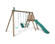 Cdiscount: Station Balançoire TULIPE - 3 agrès, siège bébé Lilly et toboggan à 329,99€ (au lieu de 555€)