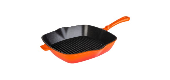 LIDL: LIVARNO HOME Poêle à griller en fonte - 27,5 cm, induction à 9,99€ (au lieu de 14,99€)