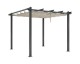 Cdiscount: Pergola toit rétractable CORDOBA - Aluminium, toile polyester, beige, 3x3 m à 219,99€