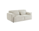 Sweeek: Canapé 2 places velours côtelé blanc crème à 439,99€ (au lieu de 549,99€)