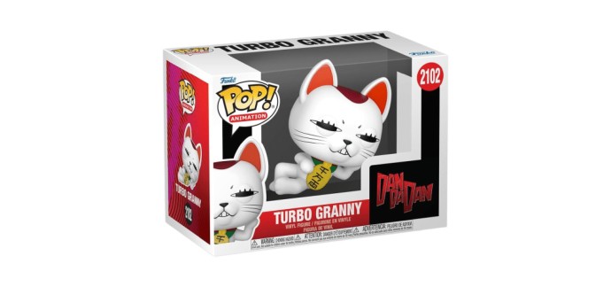 Amazon: Funko Pop Dandadan Turbo Granny Cat à 6,99€ (au lieu de 16,00€)