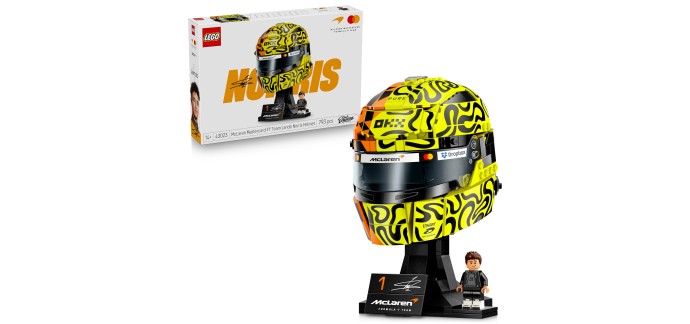 Amazon: LEGO® Casque de Lando Norris (43023) à 64,99€ (au lieu de 89,99€)
