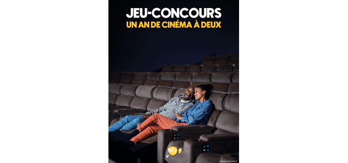 Gaumont Pathé: 1 CinéPass Duo (1 an de cinéma illimité pour 2) à gagner