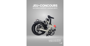 Showroomprive: 1 vélo électrique pliant Moma Bikes Fold-e à gagner