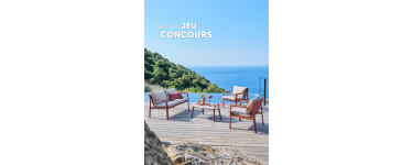 Hesperide: 1 salon de jardin FLÔVIA Acajou 4 places (valeur 499€) à gagner