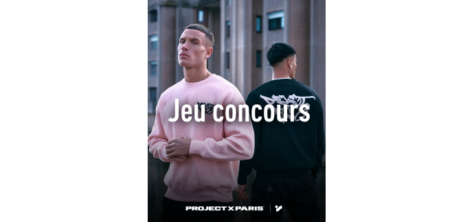 Intersport: 50 cartes cadeaux Project x Paris (10 de 100€, 20 de 50€, 20 de 40€) à gagner