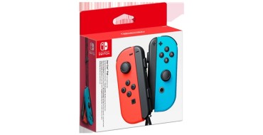 Amazon: Paire de Joy-Con Bleu et Rouge (Switch) à 64,90€ (au lieu de 69,99€)