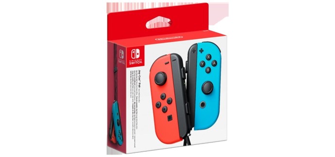 Amazon: Paire de Joy-Con Bleu et Rouge (Switch) à 64,90€ (au lieu de 69,99€)