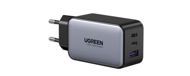 Ugreen: Chargeur de Voyage Nexode - 65 W, 3 ports à 24,99€ (au lieu de 35,99€)