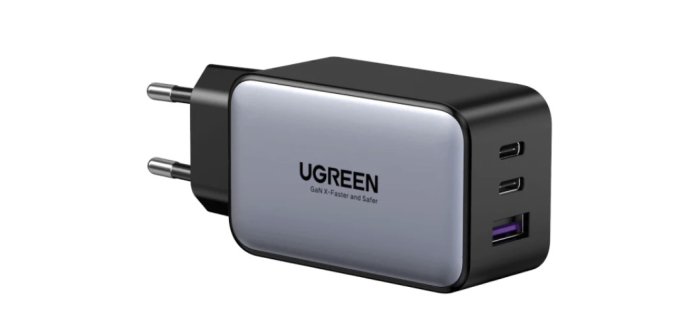 Ugreen: Chargeur de Voyage Nexode - 65 W, 3 ports à 24,99€ (au lieu de 35,99€)