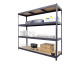 Castorama: Étagère de garage en métal gris, 4 plateaux en bois, charge 1200 kg à 59,90€ (au lieu de 119,90€)