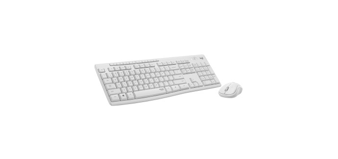 Amazon: Clavier + souris sans fil Logitech MK295 Silent - blanc ou noir à 22,99€ (au lieu de 33,29€)