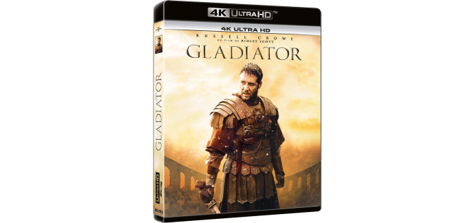 Amazon: Blu-Ray 4K Gladiator à 13,47€ (au lieu de 14,96€)