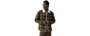 Levi's: Veste Trucker Relaxed doublée sherpa à 75€ (au lieu de 150€)