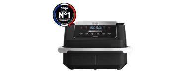 SharkNinja: Friteuse sans huile Ninja FlexDrawer AF550EU - Double Bac, 6,6L à 118,67€ (au lieu de 159,99€)