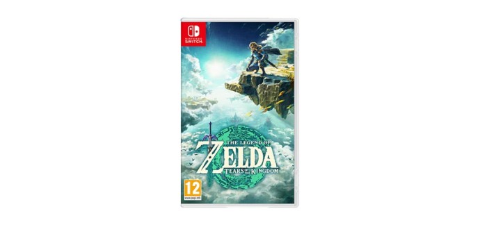 JoyBuy: The Legend of Zelda Tears of the Kingdom - Switch - Version Française à 51,49€ (au lieu de 69,99€)