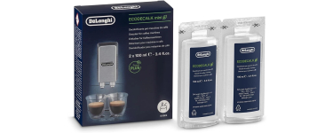 Amazon: Lot de 2 Flacons de 100ml Détartrant Delonghi EcoDecalk - pour Machine à Café à 5,4€