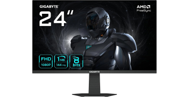 Amazon: Ecran PC 24" Gigabyte GS24F14 - FHD, 144Hz, 1ms à 69,99€ (au lieu de 106,31€)
