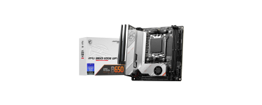 Amazon: Carte mère MSI MPG B650I Edge WiFi - Mini-ITX AM5, DDR5, Wi-Fi 6E à 169,99€ (au lieu de 250,28€)
