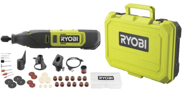 Amazon: Ryobi Mini-Outil Rotatif RRT12-120BA335 - 35 accessoires, coffret à 87,49€ (au lieu de 121,71€)