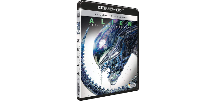 Amazon: Blu-Ray & 4K Ultra-HD Alien Edition 40ème Anniversaire à 13,47€ (au lieu de 14,98€)
