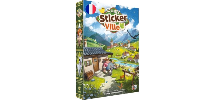 Amazon: Jeu de Société Cozy Sticker Ville à 31,99€ (au lieu de 35€)