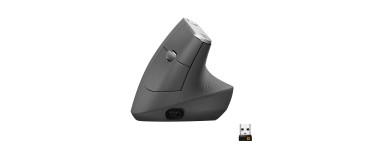 Amazon: Souris ergonomique sans fil Logitech MX Vertical à 52,24€ (au lieu de 61,11€)